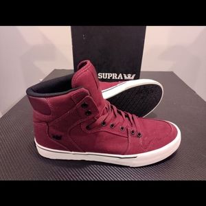 Supra Vaider Burgundy White